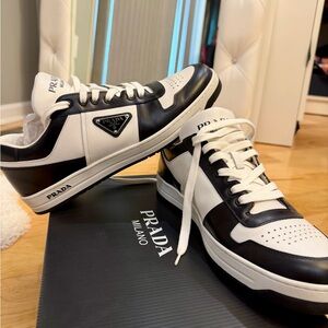 Prada Men's Downtown leather sneakers
